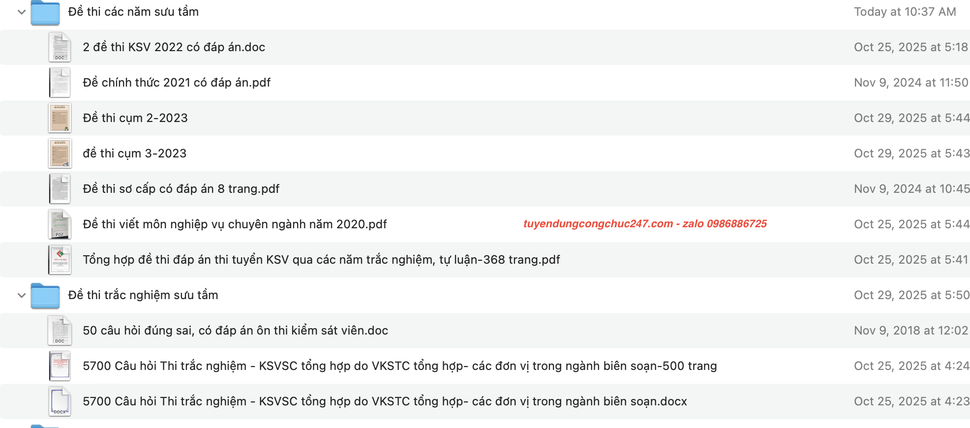 Đề thi tuyển dụng kiểm sát viên
